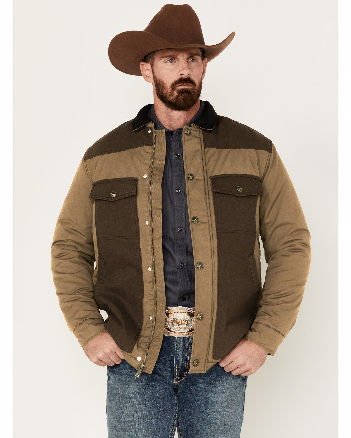 Blue Ranchwear Men's Waxed Canvas Jacket