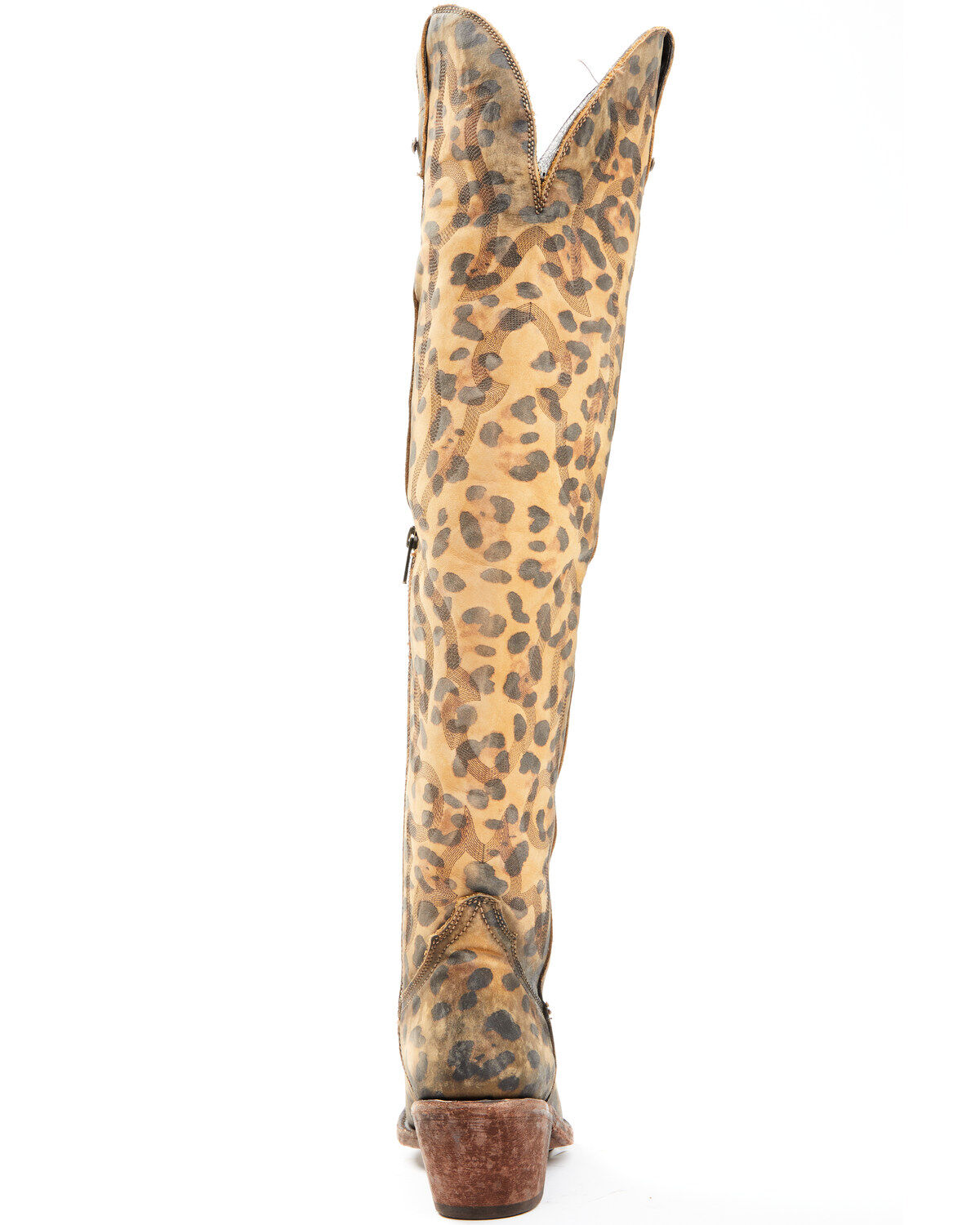 Liberty Black Women's Allyssa Leopard Print Western Boots - Round Toe