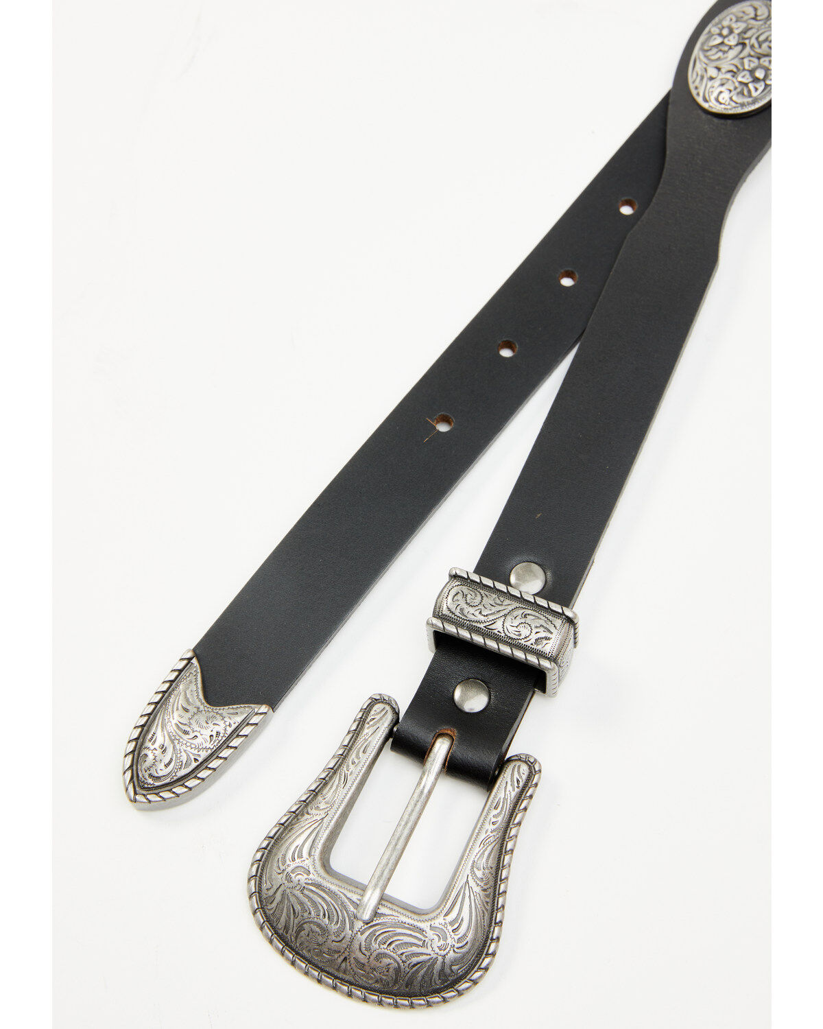 Shyanne Women's Concho Scalloped Belt