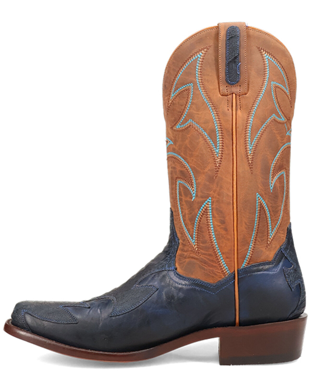 Dan Post Men's Exotic Ostrich Leg Western Boots - Square Toe