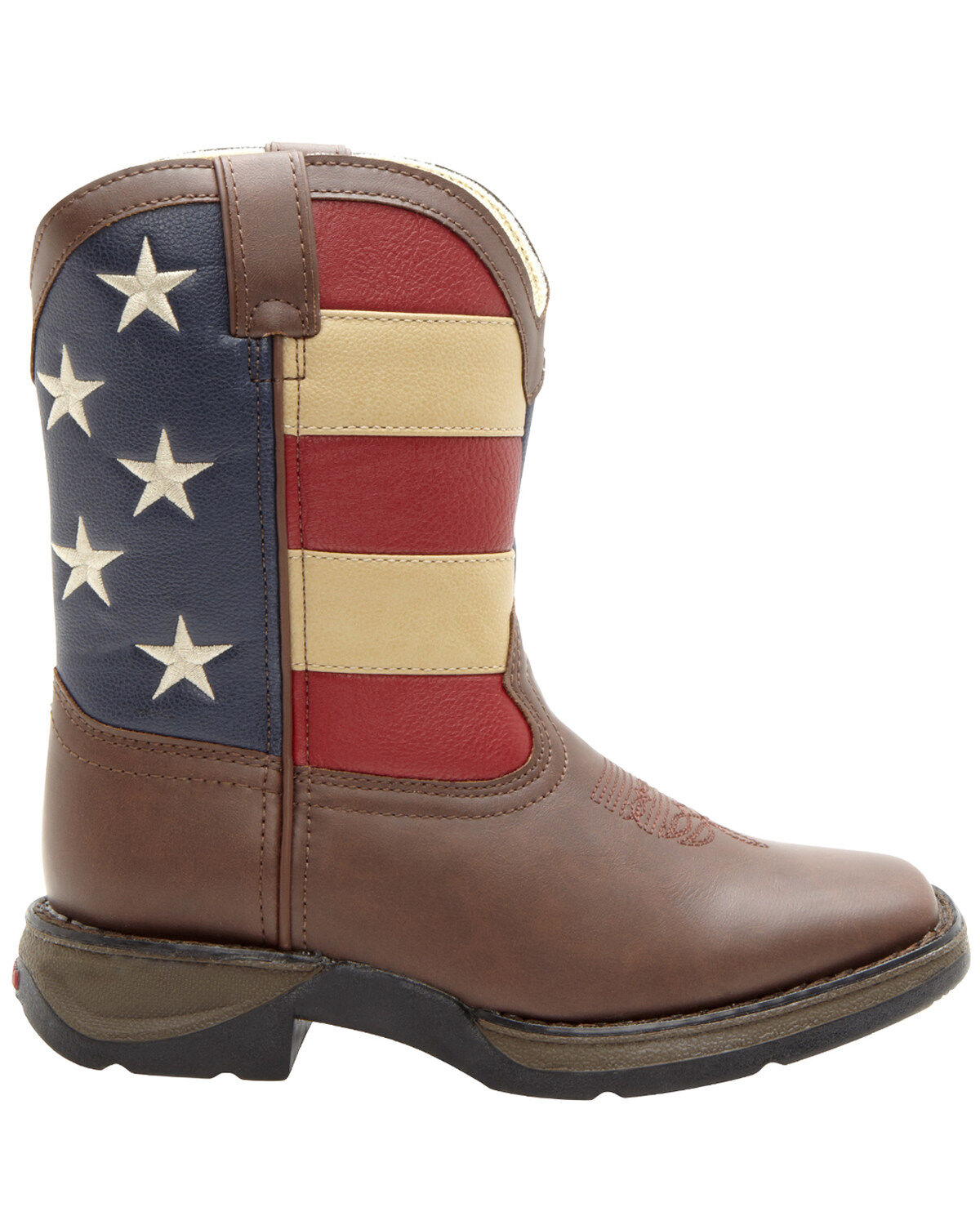 Durango Boys' American Flag Western Boots - Square Toe