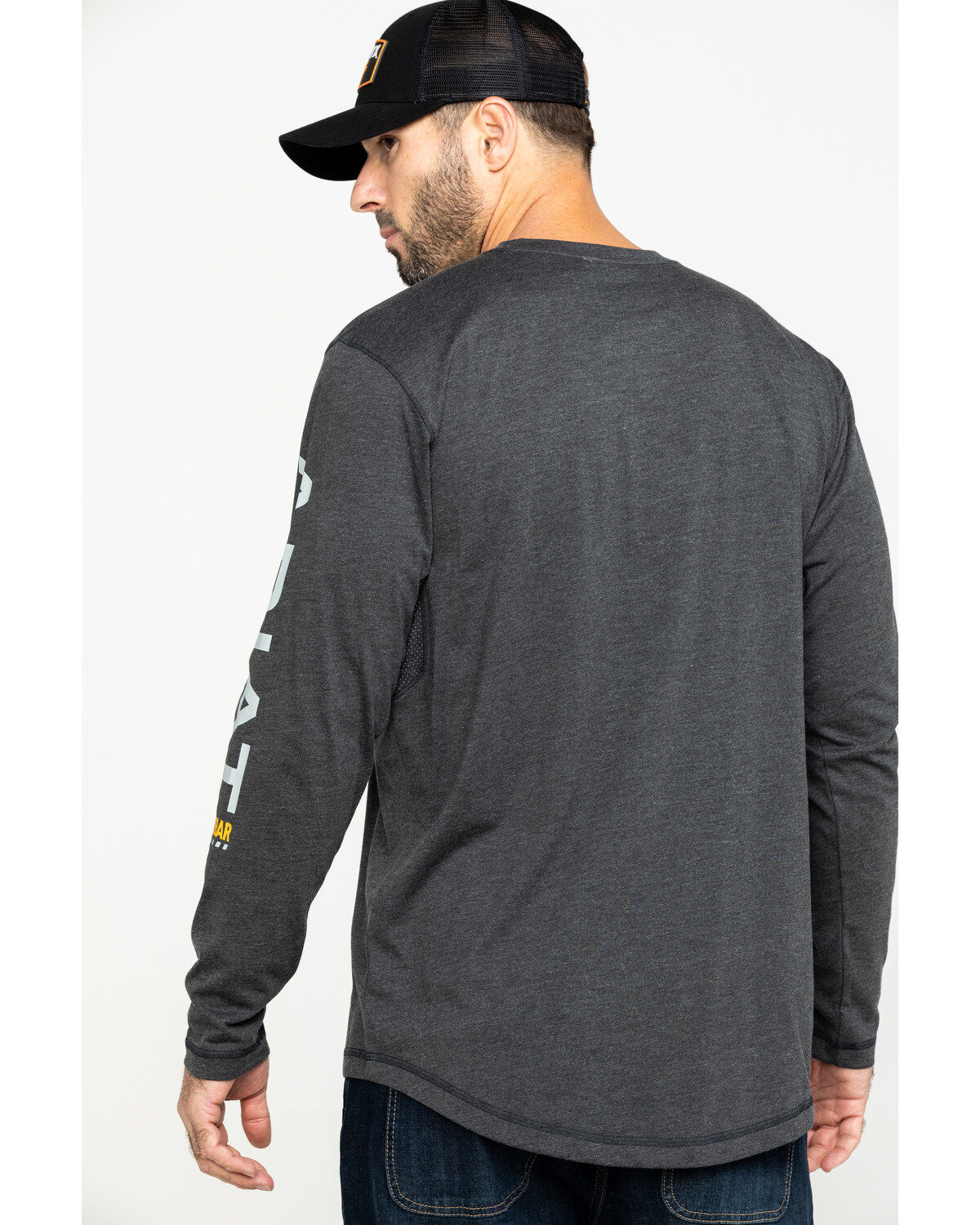 Ariat Men's Rebar Workman Logo Long Sleeve Work Shirt