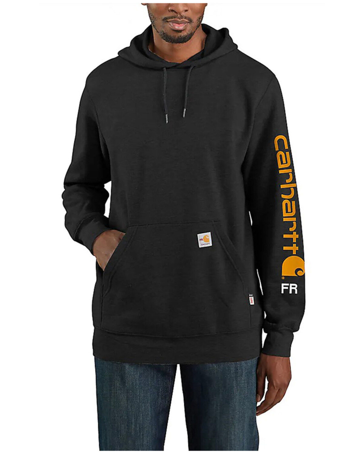 Carhartt Men's FR Force® Loose Fit Midweight Hooded Logo Graphic Hooded Sweatshirt