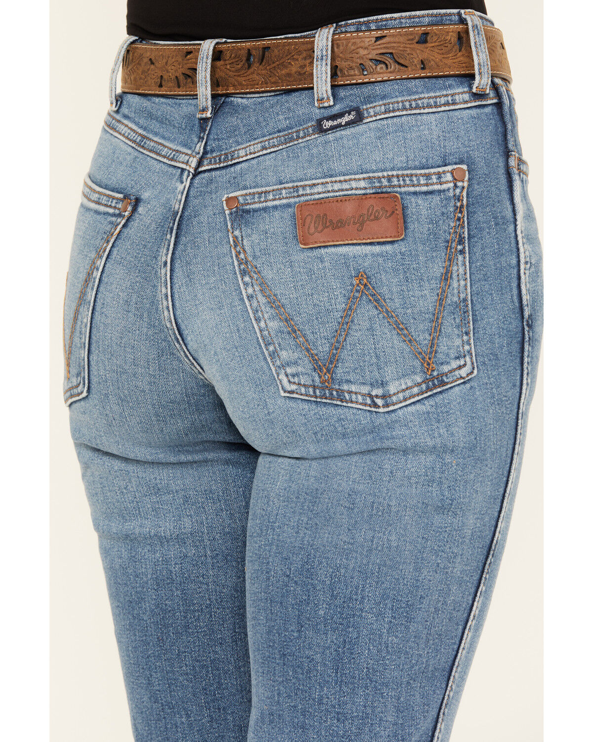 Wrangler Retro Women's Light Wash Kelly High Rise Bootcut Stretch Denim Jeans