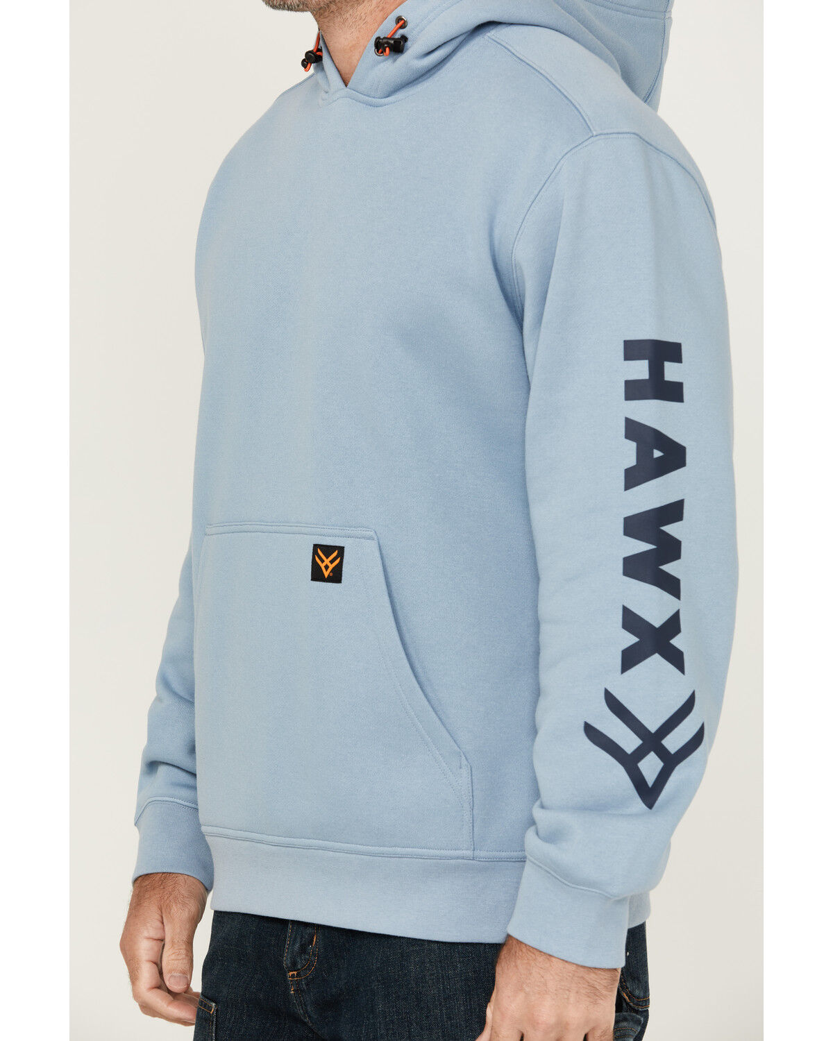 Hawx Men's Halstead Logo Sleeve Hooded Sweatshirt