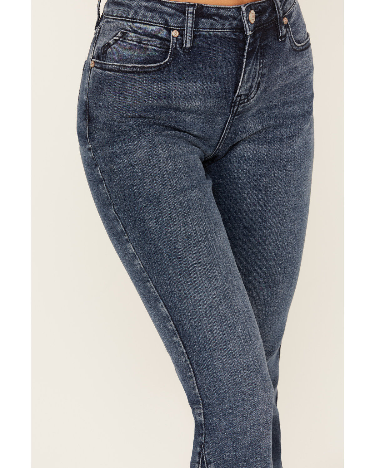 Shyanne Women's Oleander High Rise Bootcut Jeans