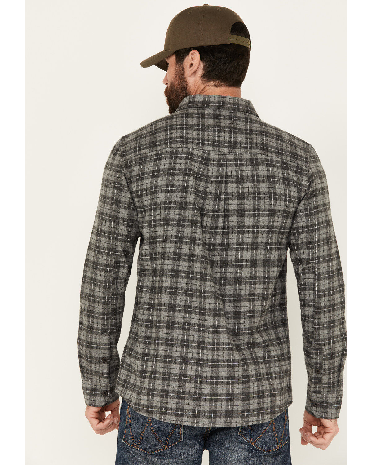Brothers and Sons Men's Burleson Everyday Plaid Print Long Sleeve Button Down Flannel