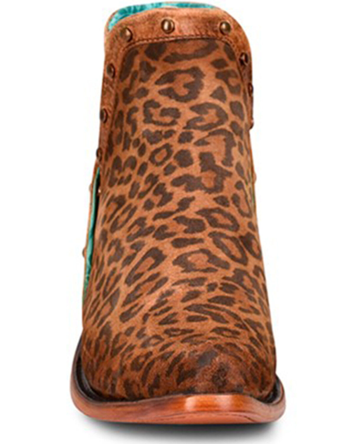 Corral Women's Leopard Print Fashion Booties - Snip Toe
