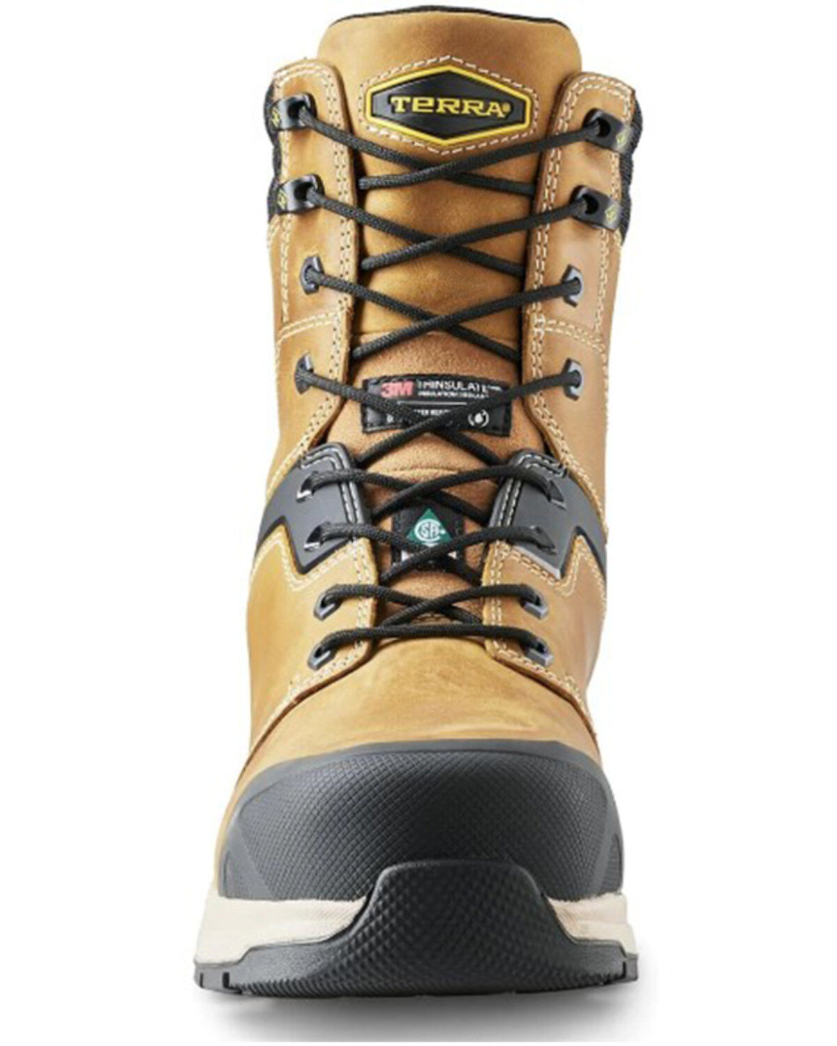 Terra Men's 8" Carbine Waterproof Work Boots - Composite Toe