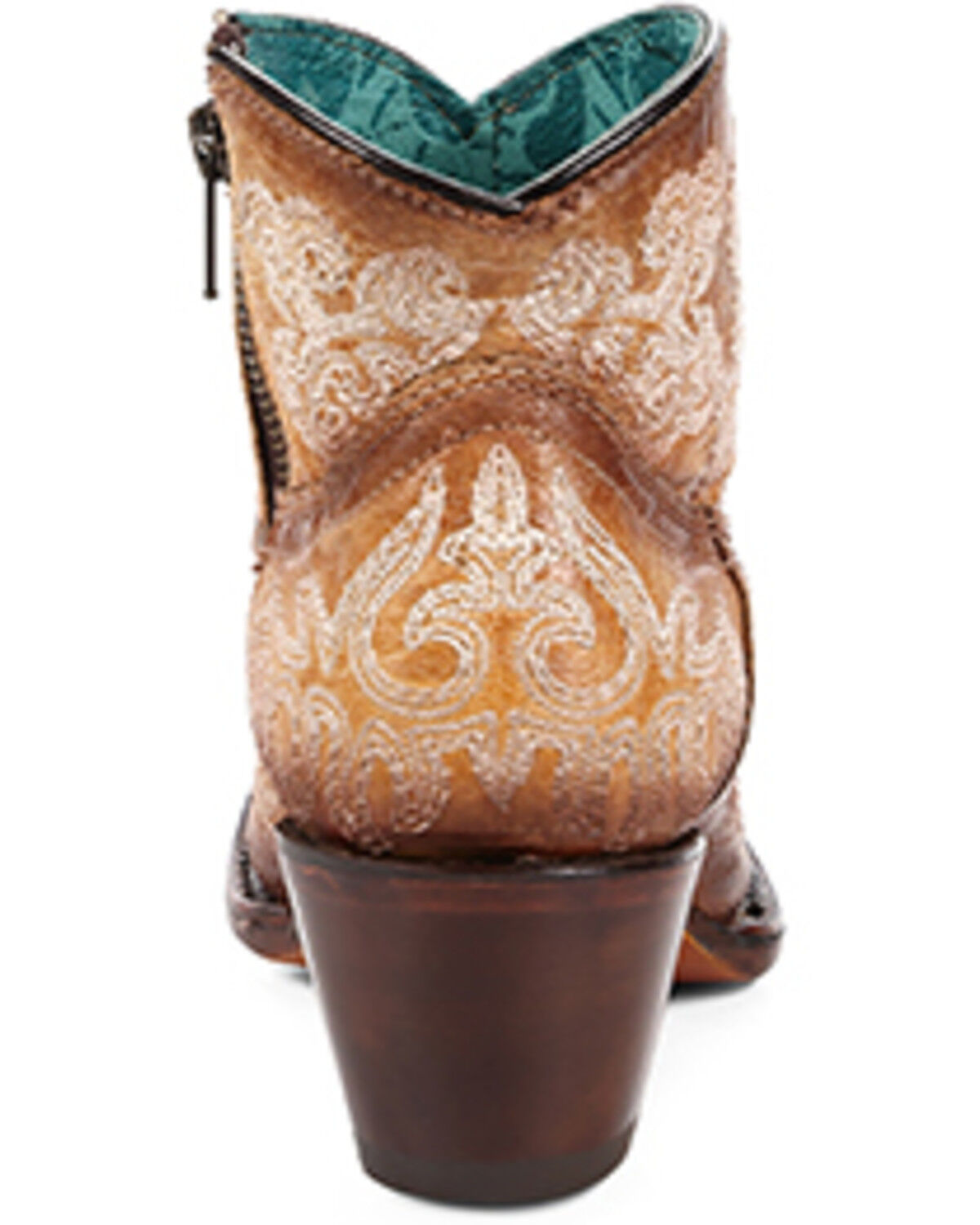 Corral Women's Glow in the Dark Embroidered Western Booties - Round Toe