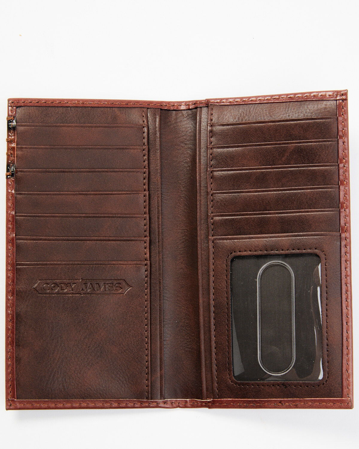 Cody James Men's Basketweave Concho Bi-Fold Rodeo Wallet