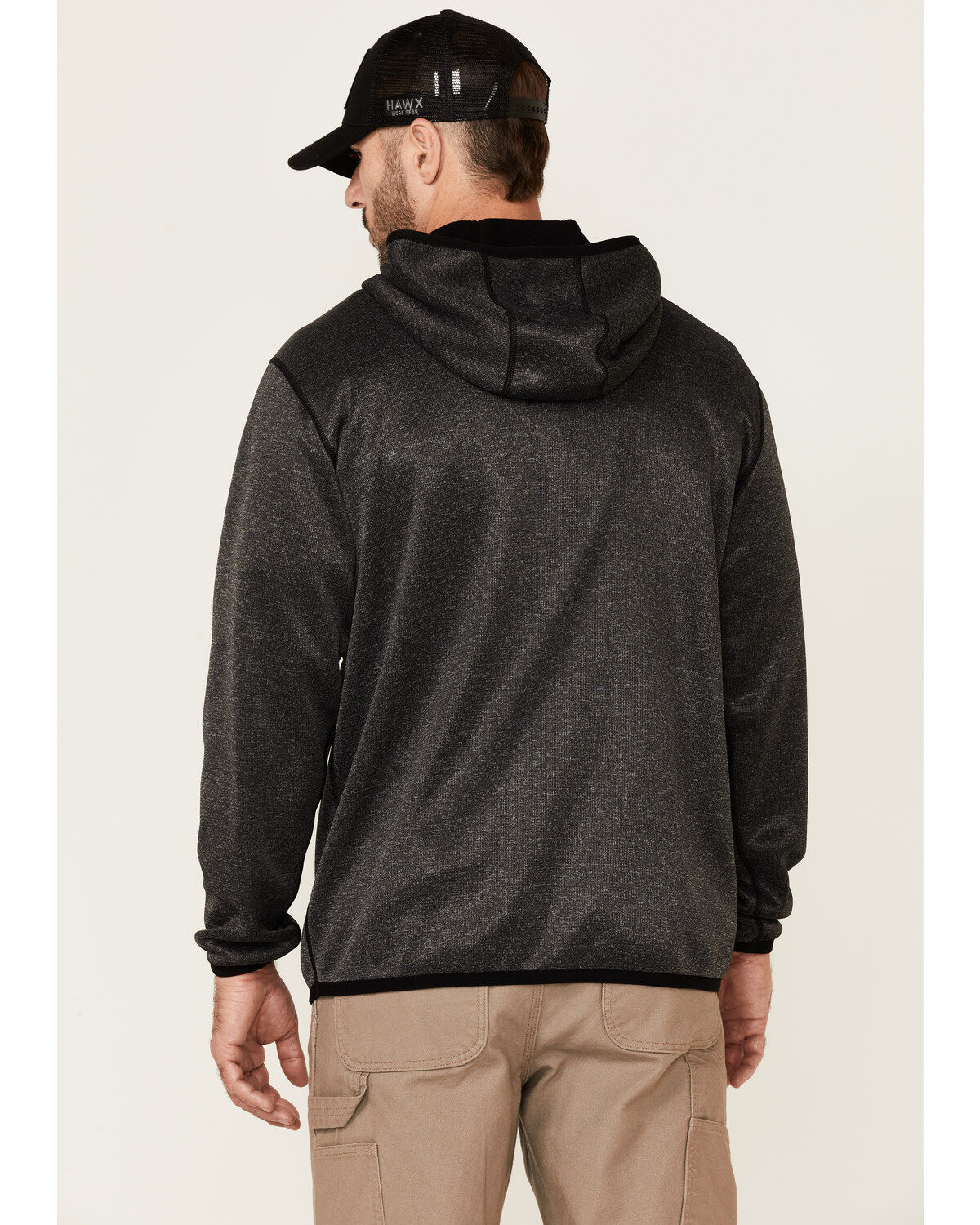 Hawx Men's Solano Reversible Thermal Fleece-Lined Hooded Work Sweatshirt