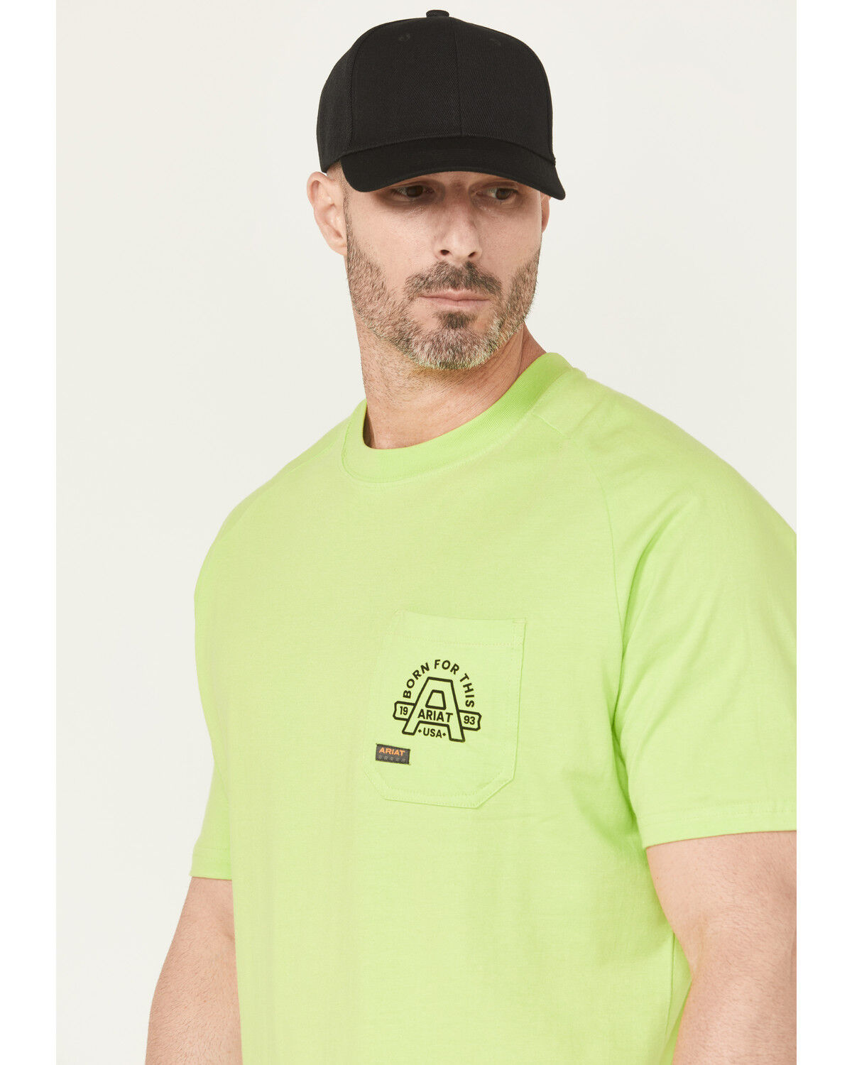 Ariat Men's Rebar Cotton Strong Hardhead Short Sleeve Work T-Shirt - Tall