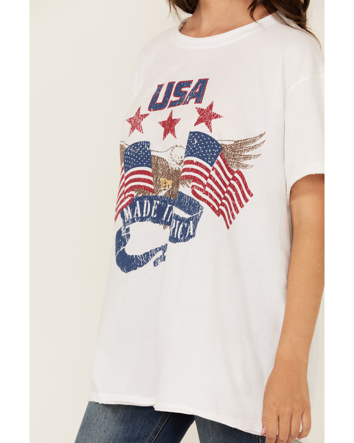 Show Me Your Mumu Women's USA Short Sleeve Graphic Tee