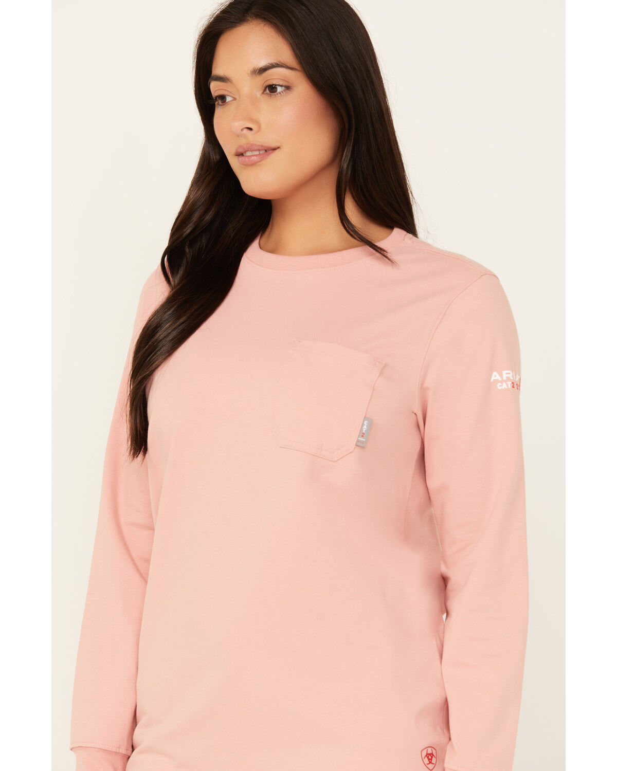Ariat Women's FR American Rose Long Sleeve Work T-Shirt