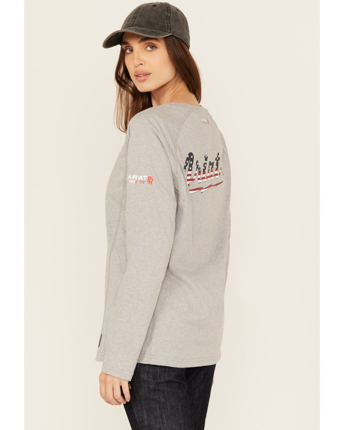 Ariat Women's FR Air Bolt Logo Long Sleeve Graphic T-Shirt