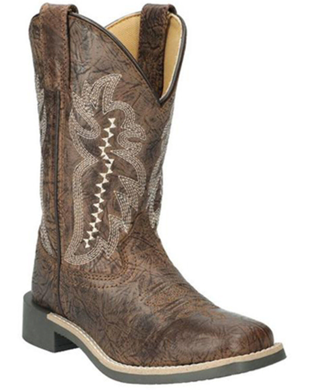 Smoky Mountain Boys' Presley Western Boots - Broad Square Toe