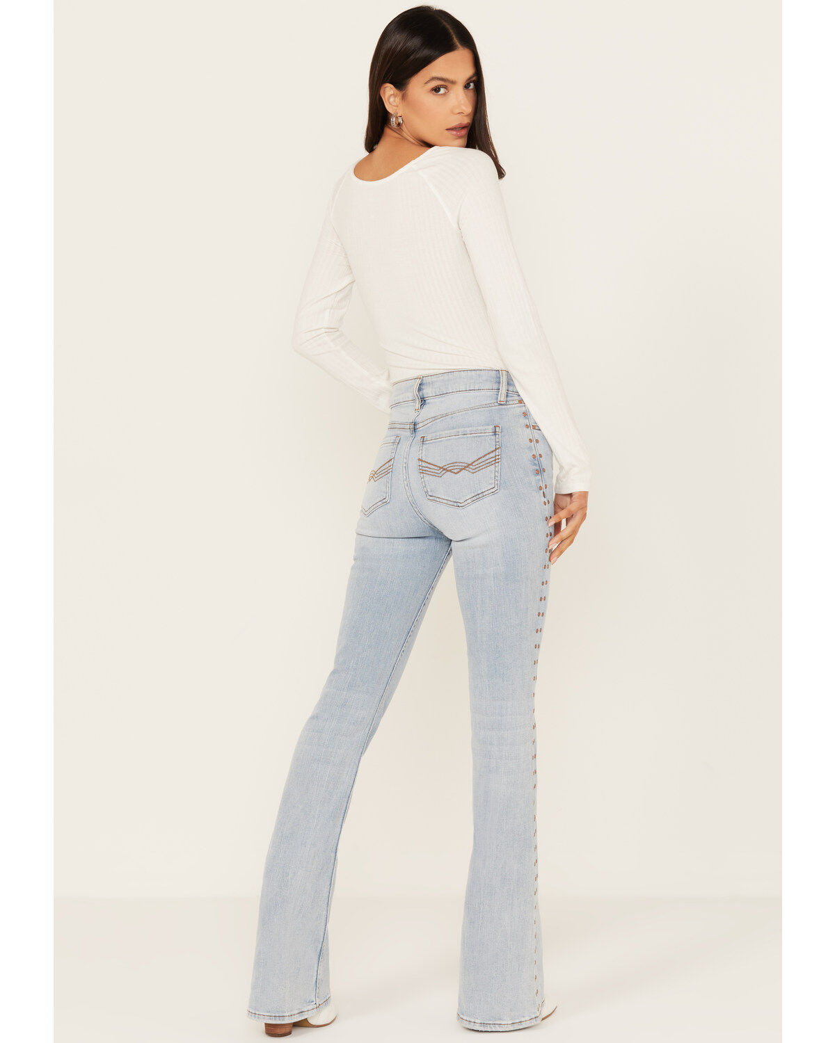 Idyllwind Women's Granada Gypsy High Rise Studded Side Seam Bootcut Jeans