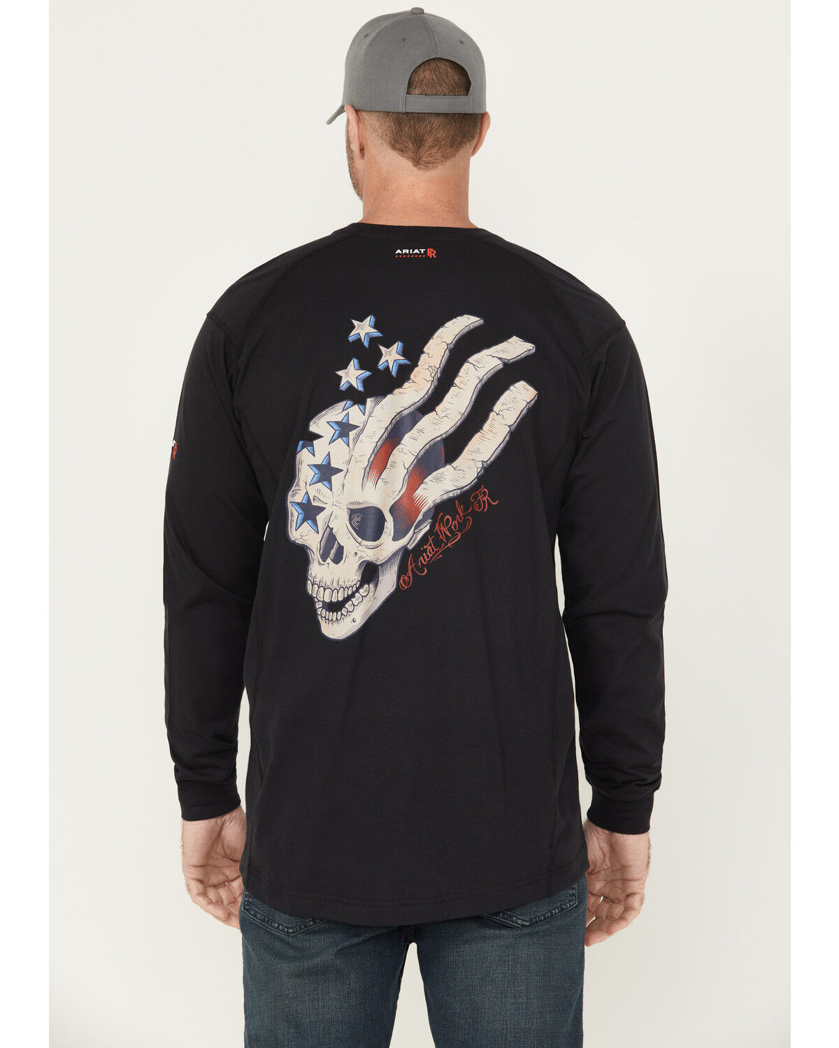 Ariat Men's FR Air USA Scream Long Sleeve Work T-Shirt