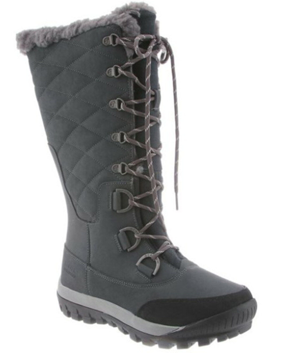 Bearpaw Women's Isabella 12" Waterproof Lace-Up Boots - Round Toe