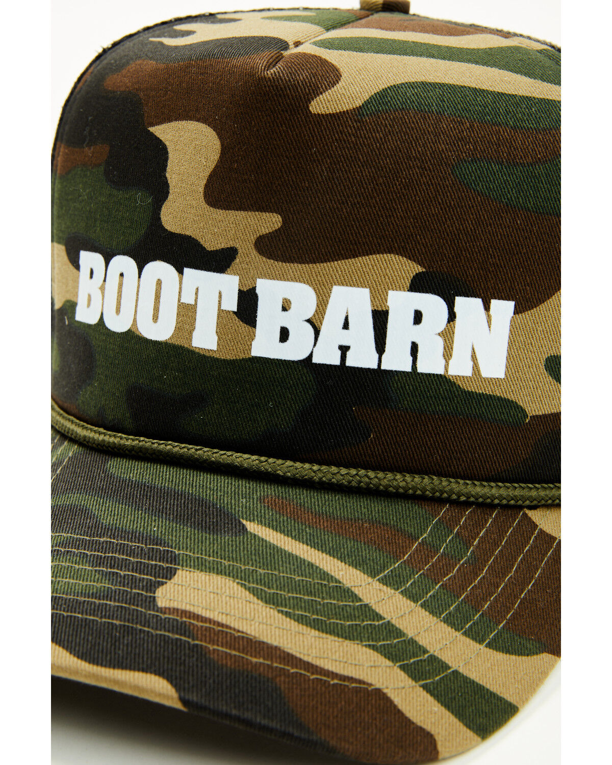 Boot Barn Men's Camo Logo Trucker Cap