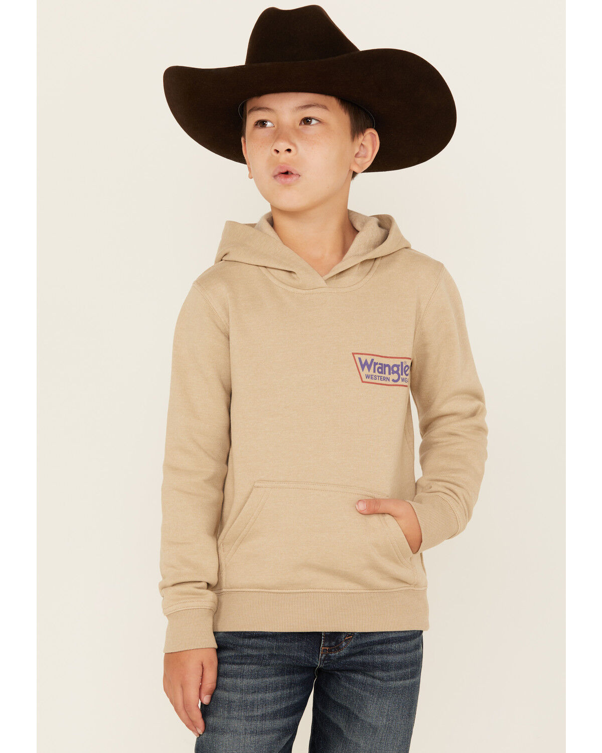 Wrangler Boys' Logo Hooded Sweatshirt