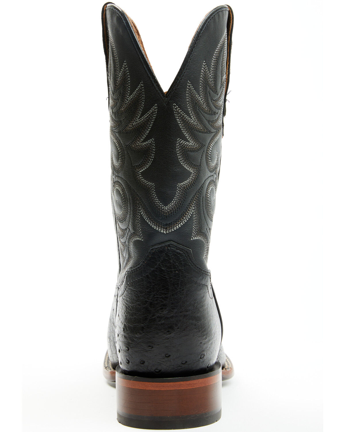 Cody James Men's Exotic Full Quill Ostrich Western Boots - Broad Square Toe