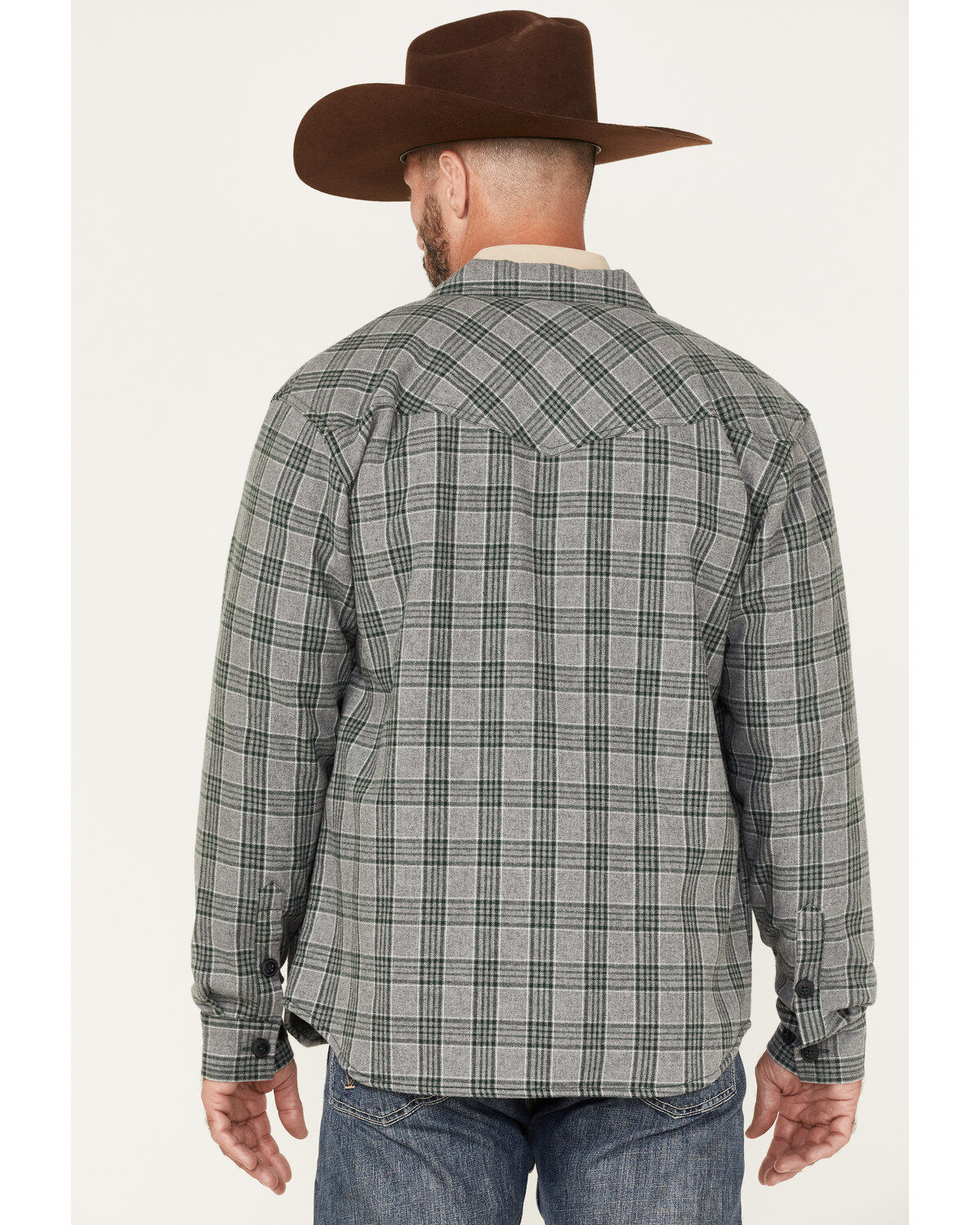 Cody James Men's Polar Bonded Plaid Button Down Flannel