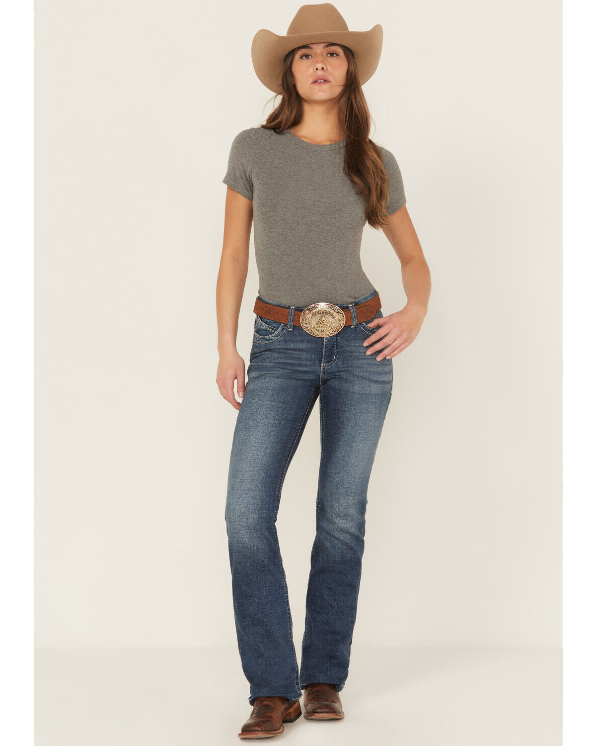Wrangler Women's Ultimate Riding Williow Lovette Bootcut Jeans