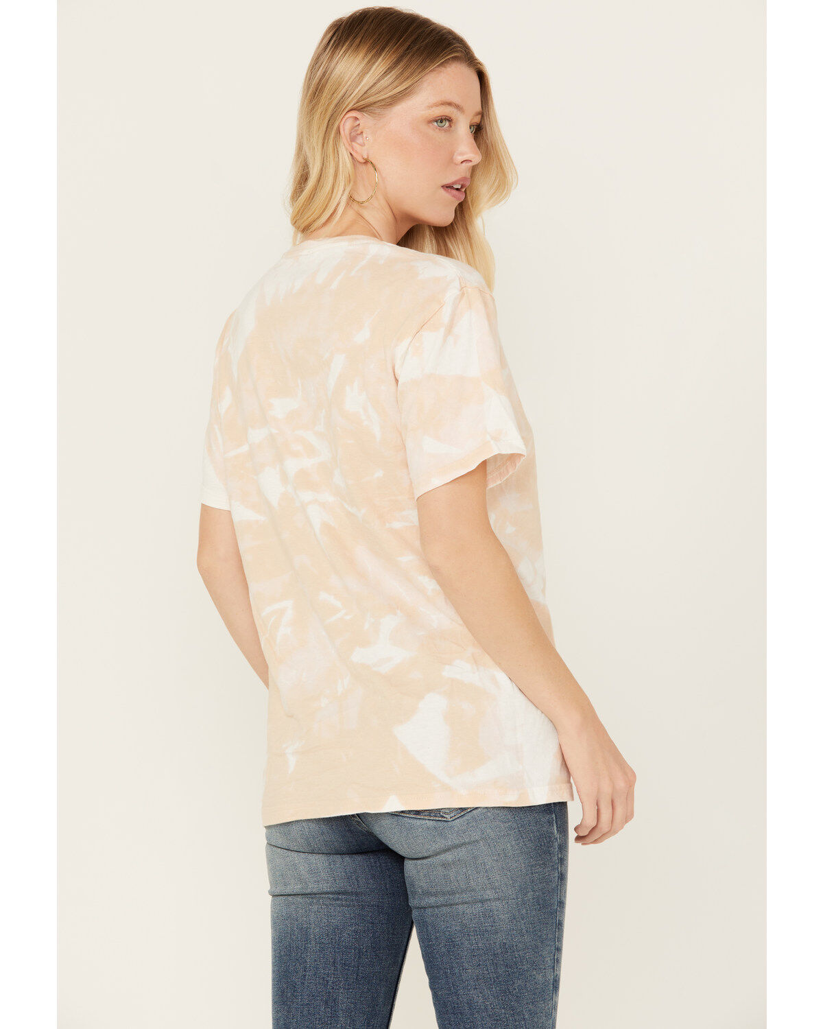 Bohemian Cowgirl Women's Rodeo Rodeo Rodeo Bleached Short Sleeve Graphic Tee