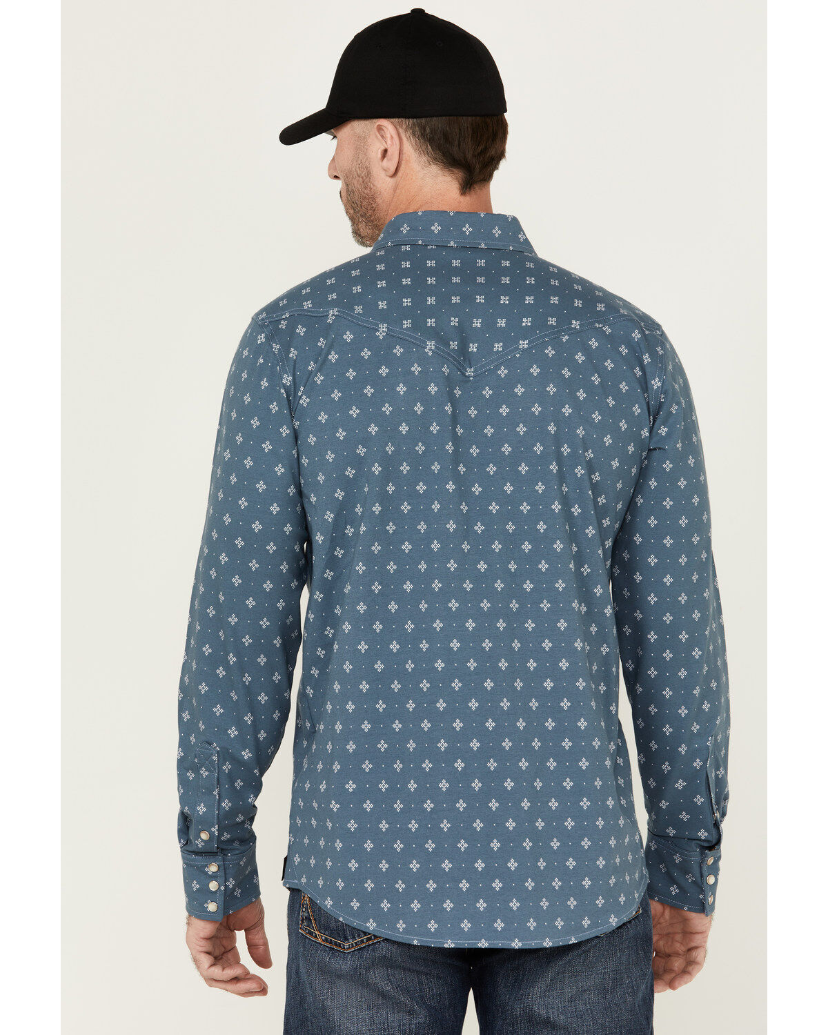 Cody James Men's FR Printed Lightweight Long Sleeve Snap Western Work Shirt
