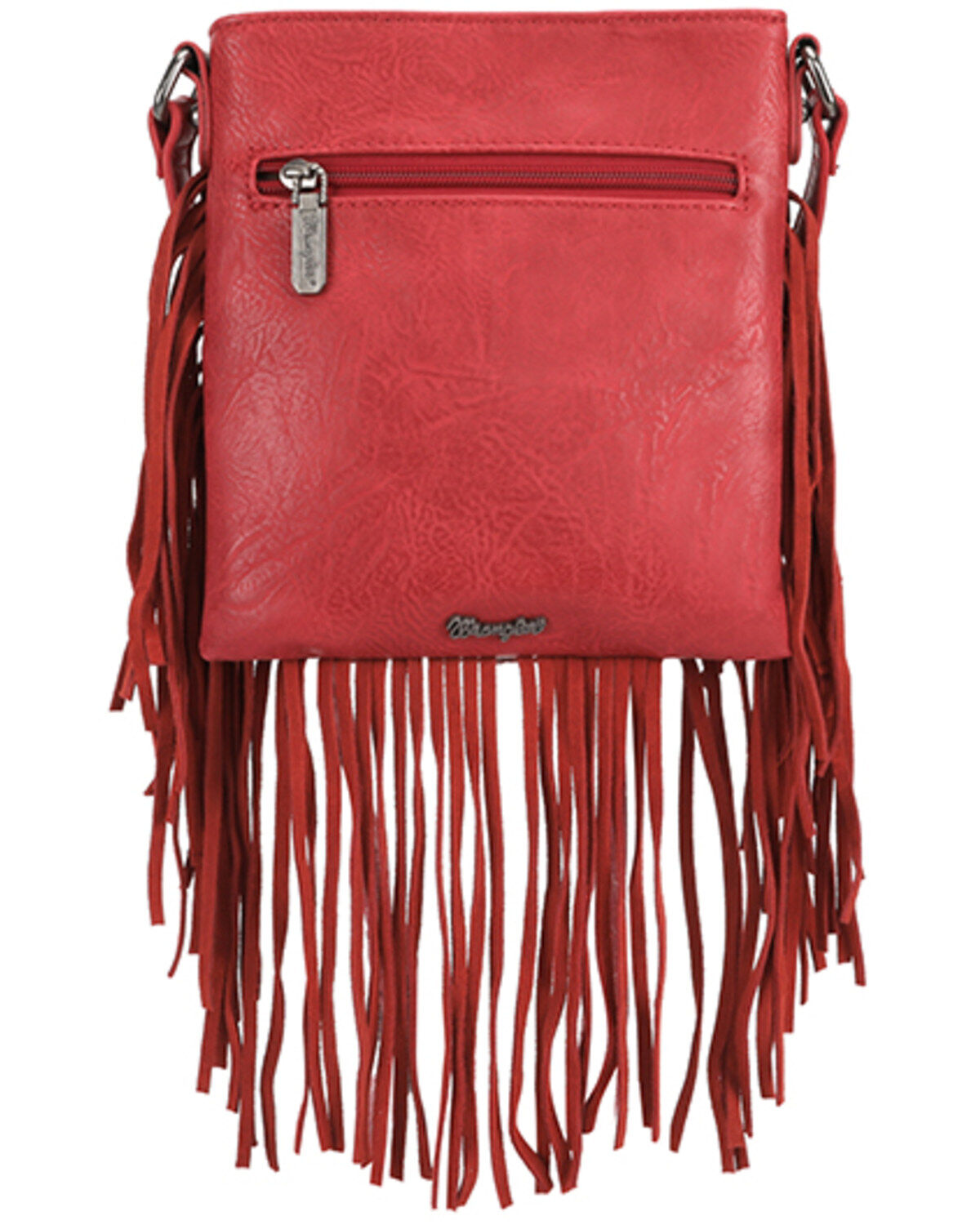 Wrangler Women's Fringe Pocket Denim Crossbody Bag