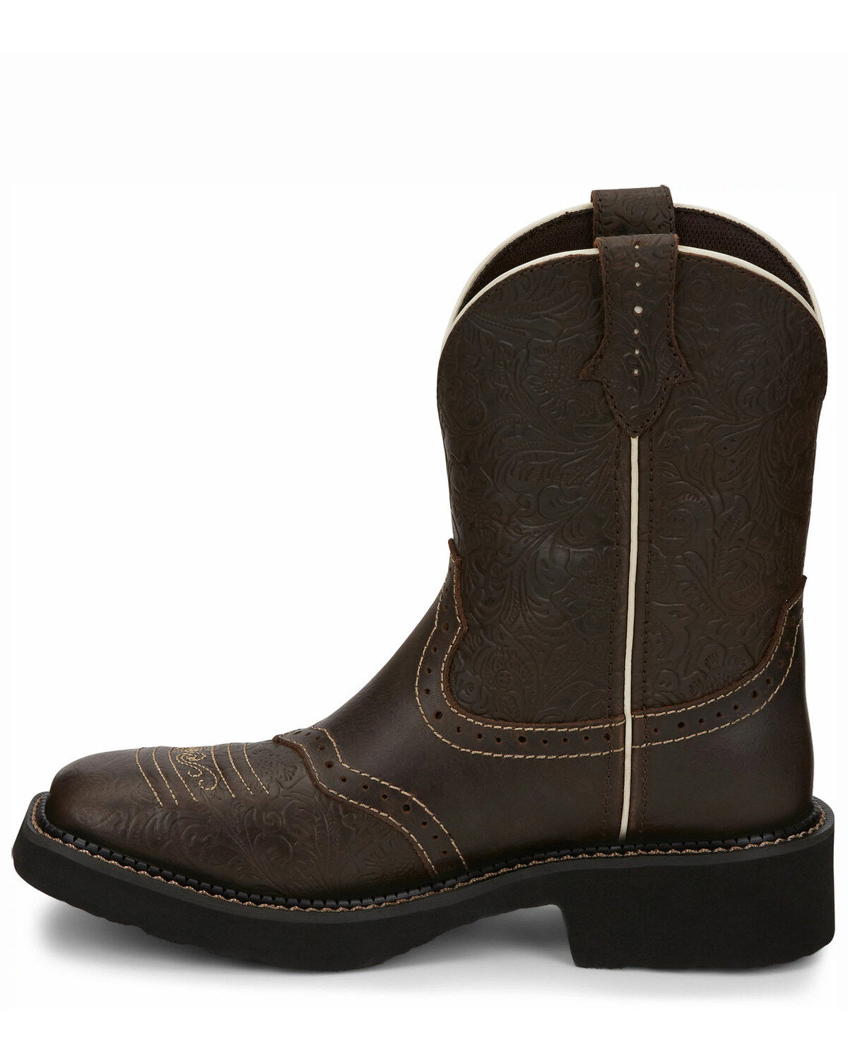 Justin Women's Mandra Brown Western Boots - Square Toe