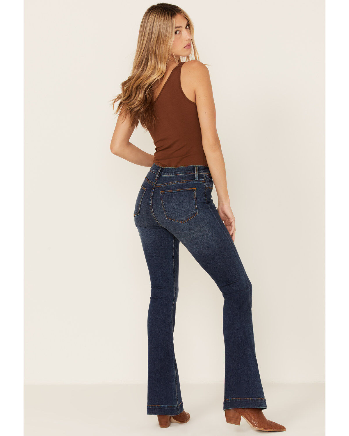 Stetson Women's High Rise Flare Jeans