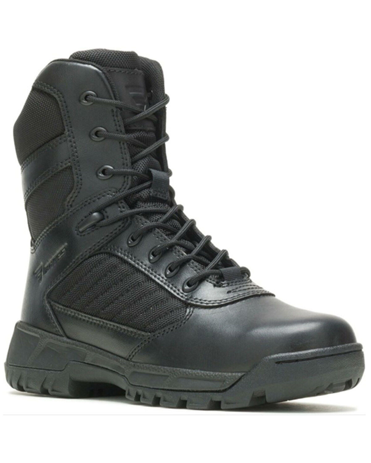 Bates Women's Tactical Sport 2 Tall Side Zip Lace-Up Work Boots - Round Toe