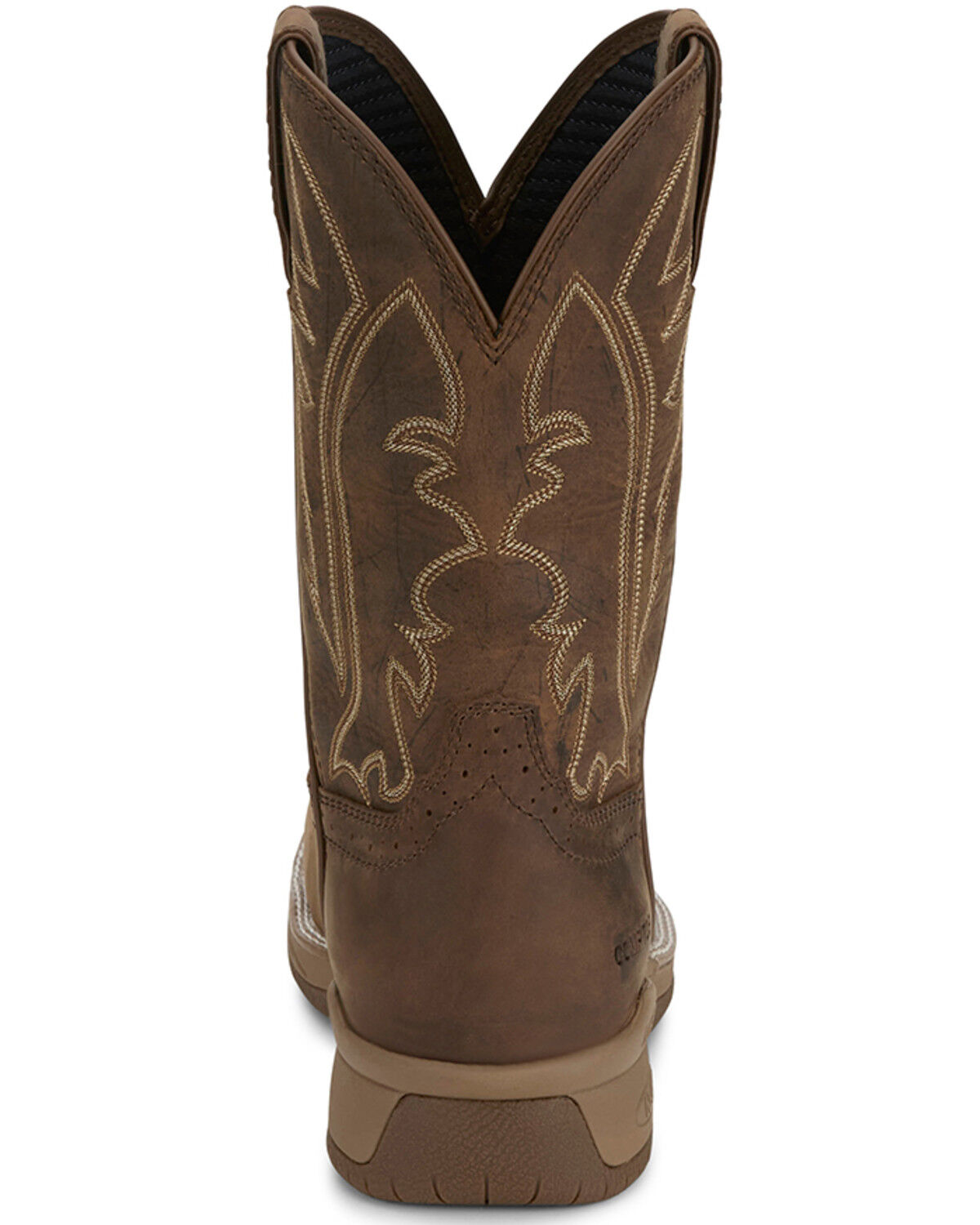 Justin Men's 11" Nitread Pull-On Waterproof Work Boots -Nano Composite Toe