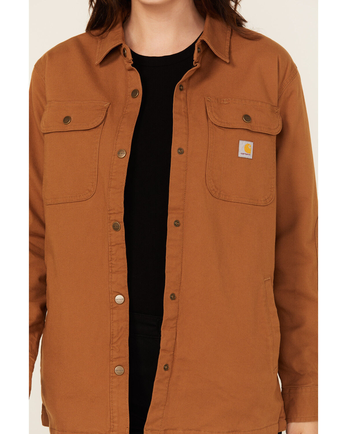 Carhartt Women's Rugged FleX™ Loose Fit Canvas Shacket