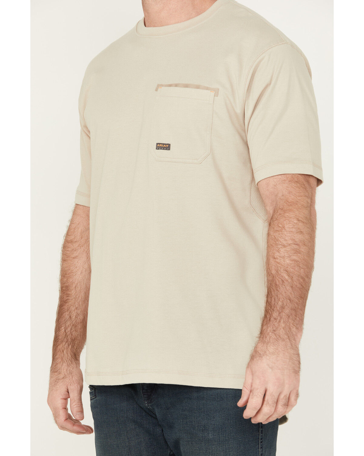 Ariat Men's Rebar Workman Brickyard Short Sleeve Work Shirt