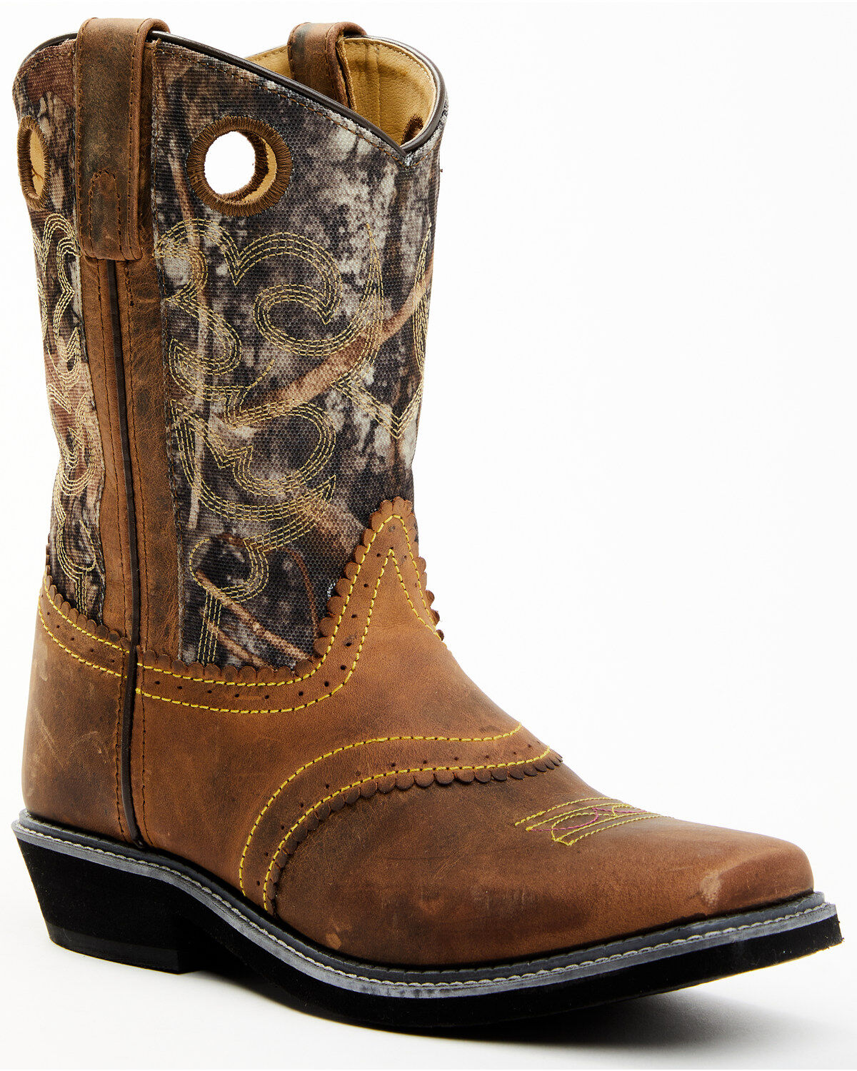 Smoky Mountain Women's Pawnee Camo Western Boots - Square Toe