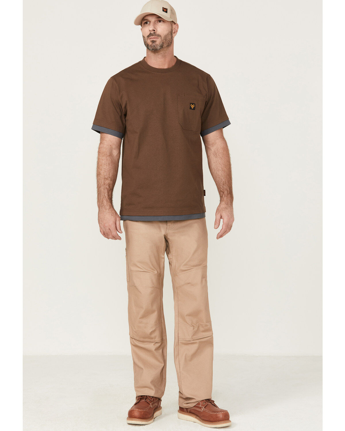 Hawx Men's Layered Work Pocket T-Shirt