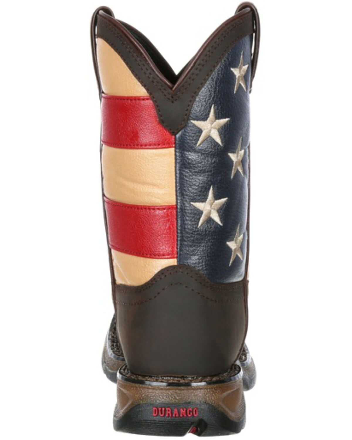 Durango Girls' Lil Rebel Big Kids' Flag Western Boots - Broad Square Toe