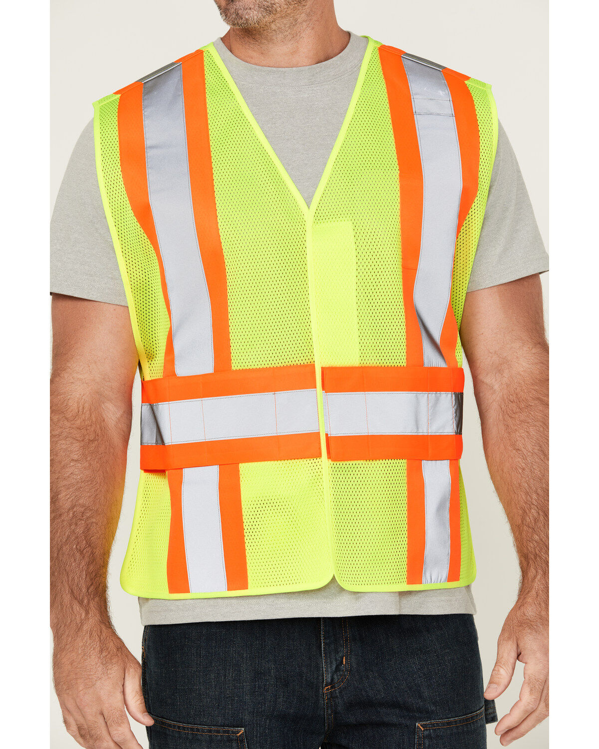 Hawx Men's 2-Tone Mesh Work Vest