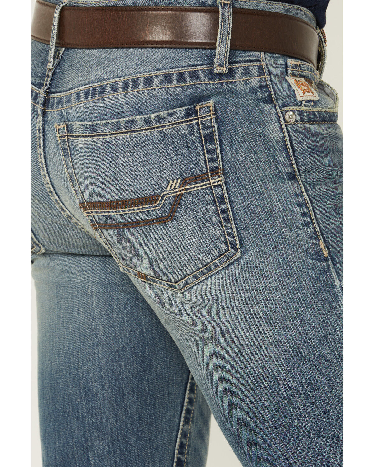 Cinch Men's Ian Medium Wash Slim Bootcut Rigid Denim Jeans