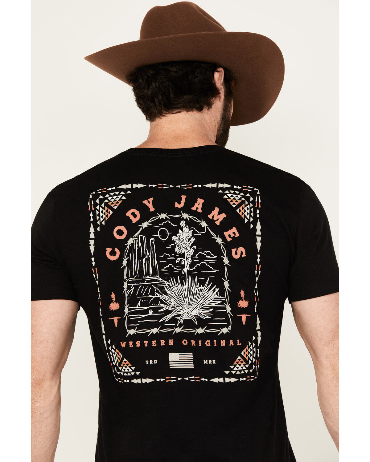 Cody James Men's Agave Desert Short Sleeve Graphic T-Shirt