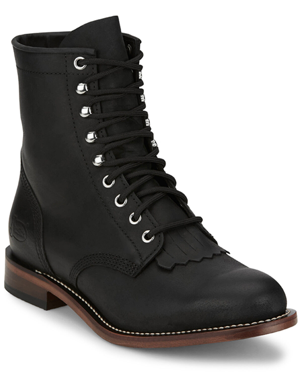 Justin Men's Drennan Lace-Up Boots - Round Toe