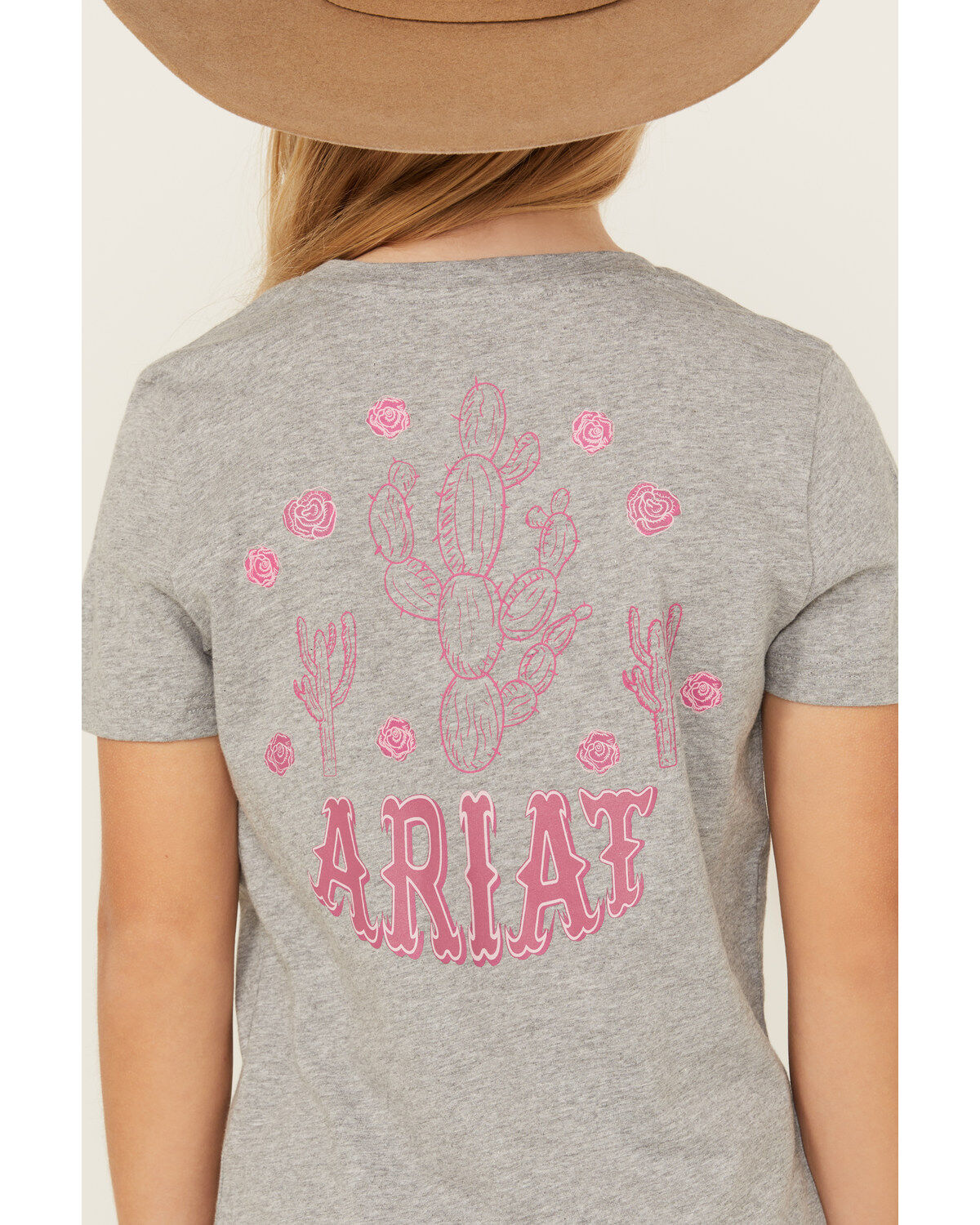 Ariat Girls' Cactus Short Sleeve Graphic Tee