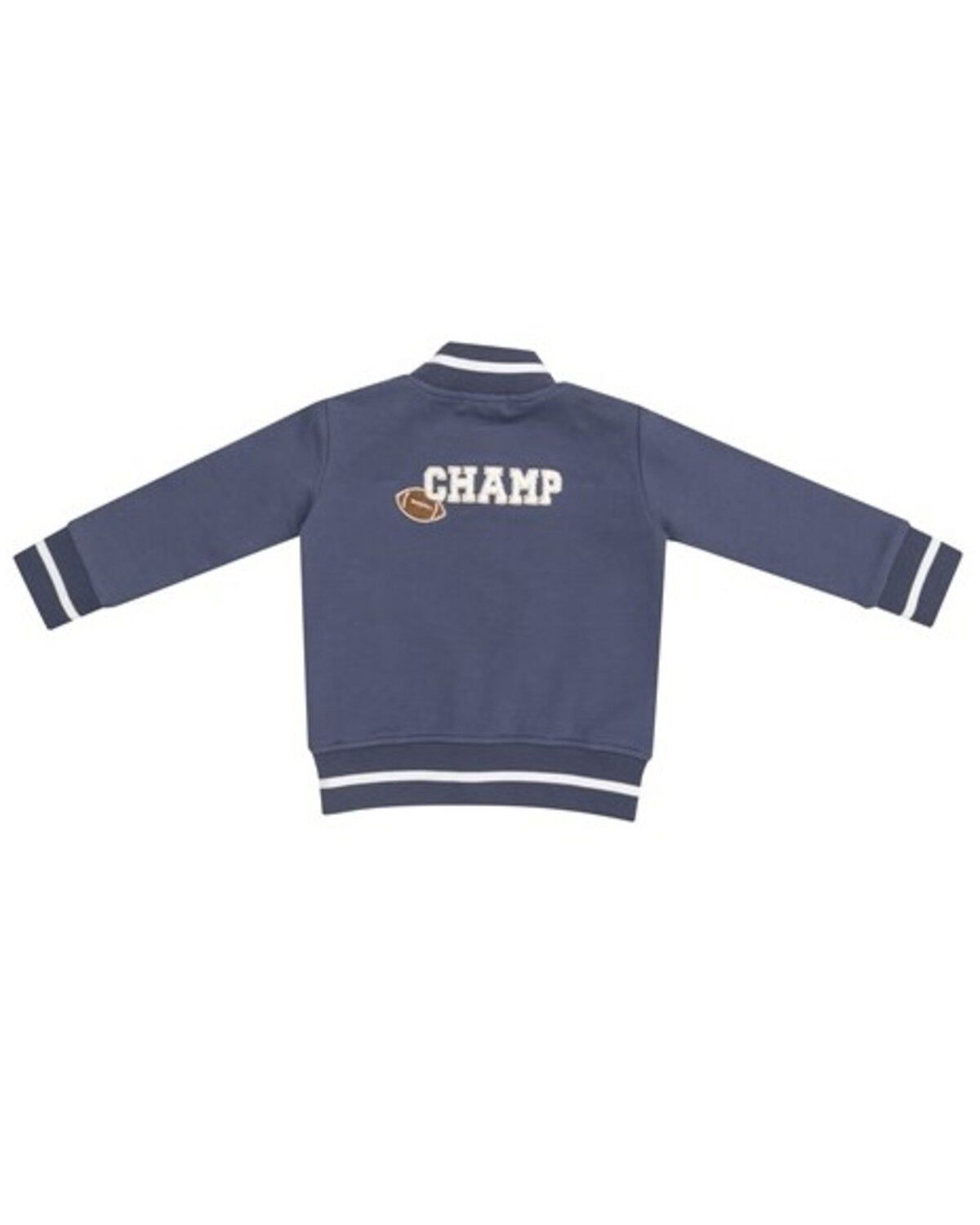 Angel Dear Infant Boys' Solid Snap Letterman Jacket