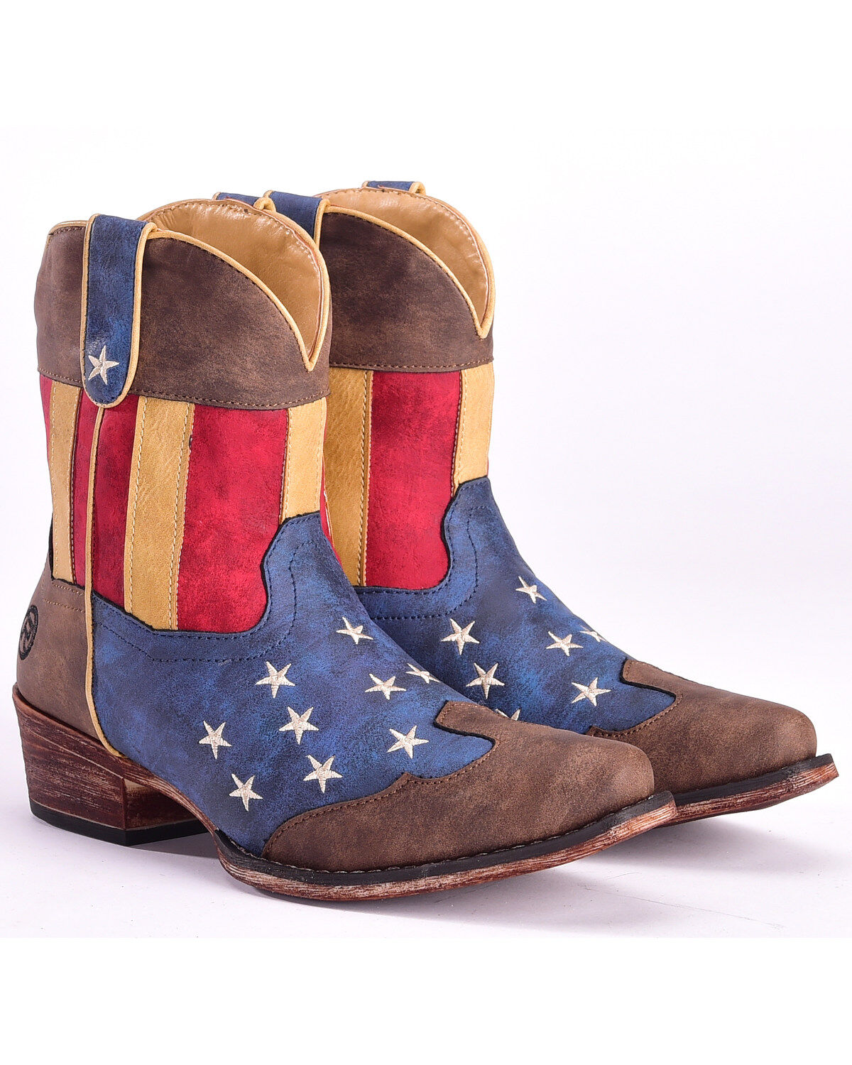 Roper Women's American Flag Boots - Snip Toe