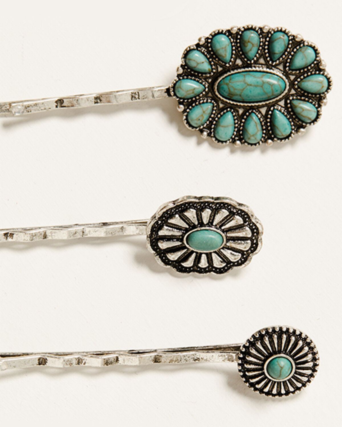 Shyanne Women's Concho Bobby Pins - 5 Piece