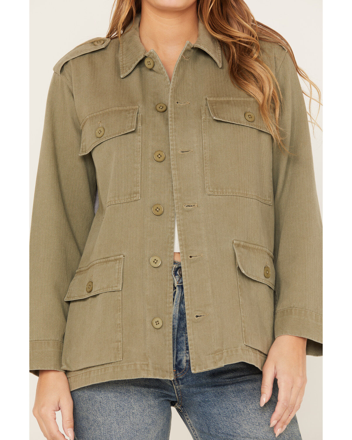 Wild Moss Women's Knit Back Western Jacket